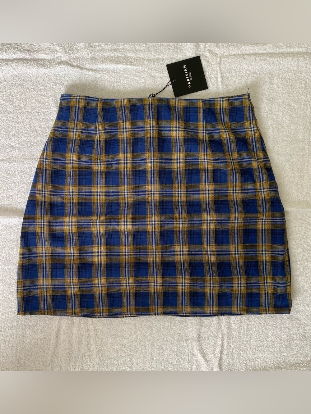 Parisian Petite Plaid Skirt